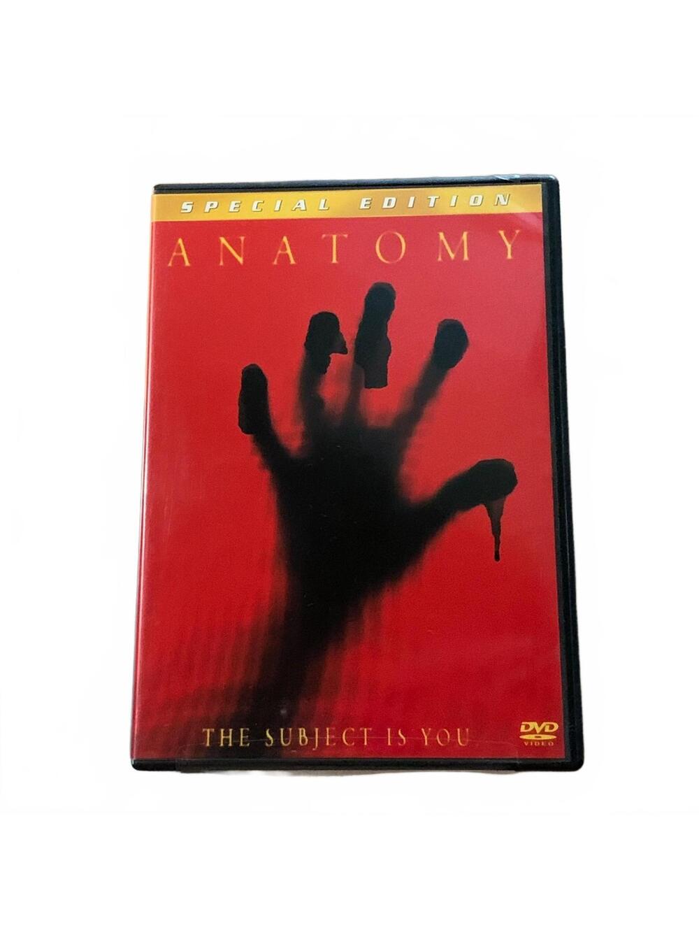 Anatomy DVD Special Edition Horror Thriller Foreign Film Disc Case